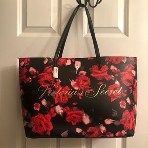 Victoria’s Secret new Red rose tote bag